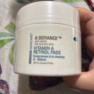 Serious Skincare Vitamin A Retinol Soaked Pads 60 Count New Sealed Anti-aging